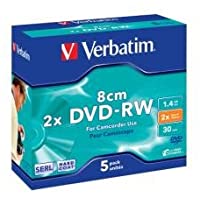 Verbatim Dvd-Rw 1.4 8Cm Jewell 5 Verbatim